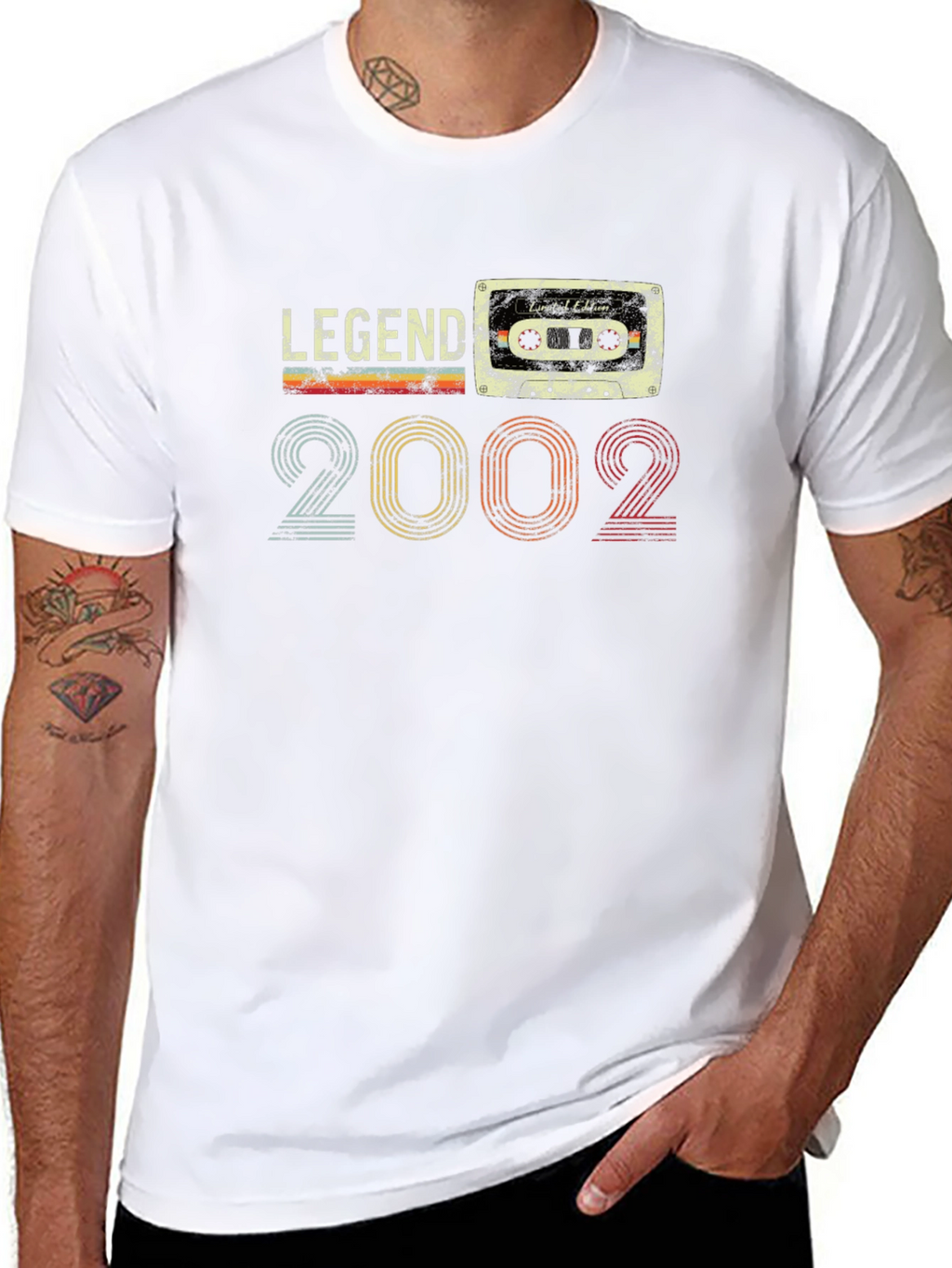 Legend 2002 Cassette Tape Graphic T-Shirt
