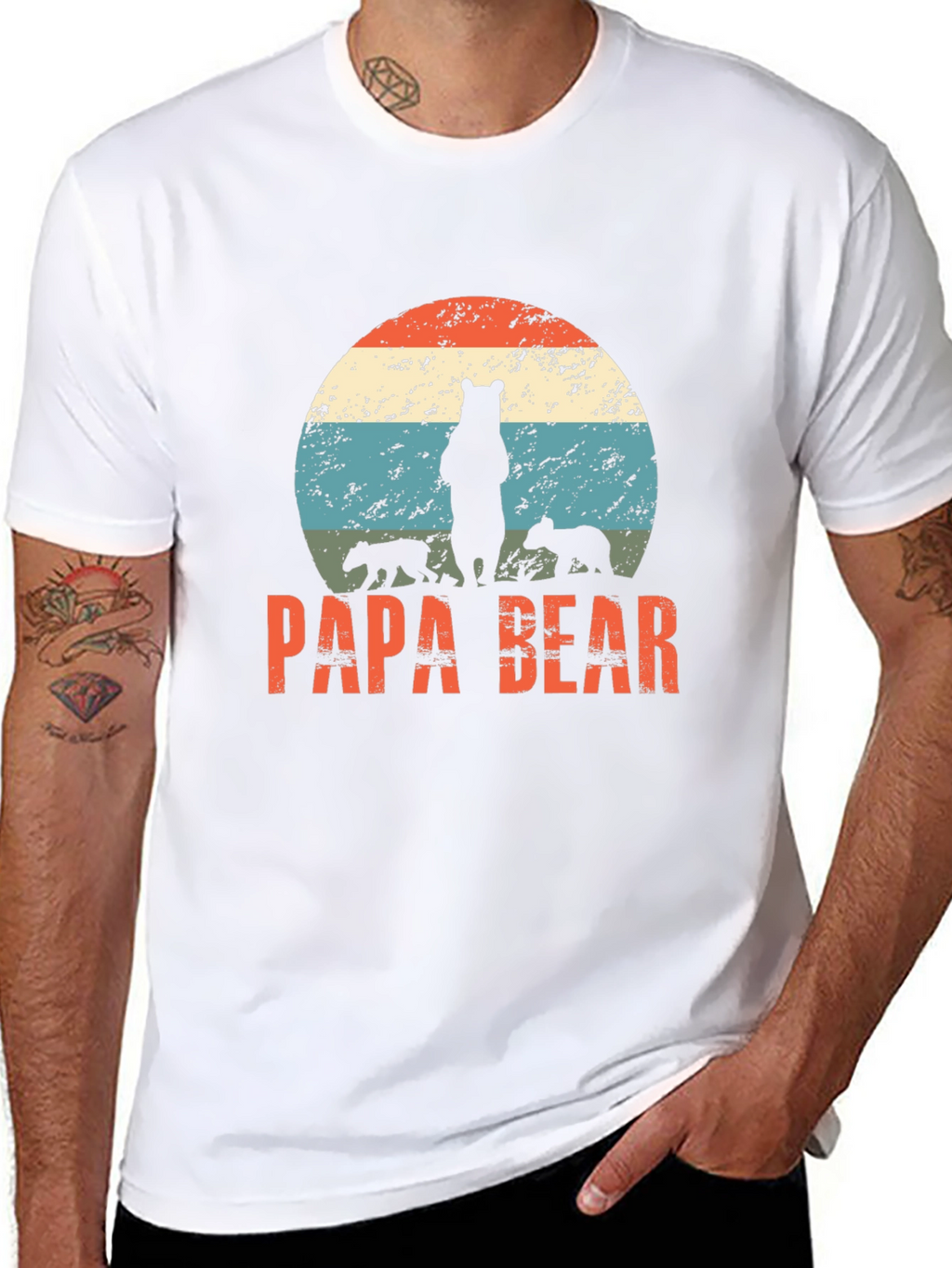 Papa Bear Graphic T-Shirt