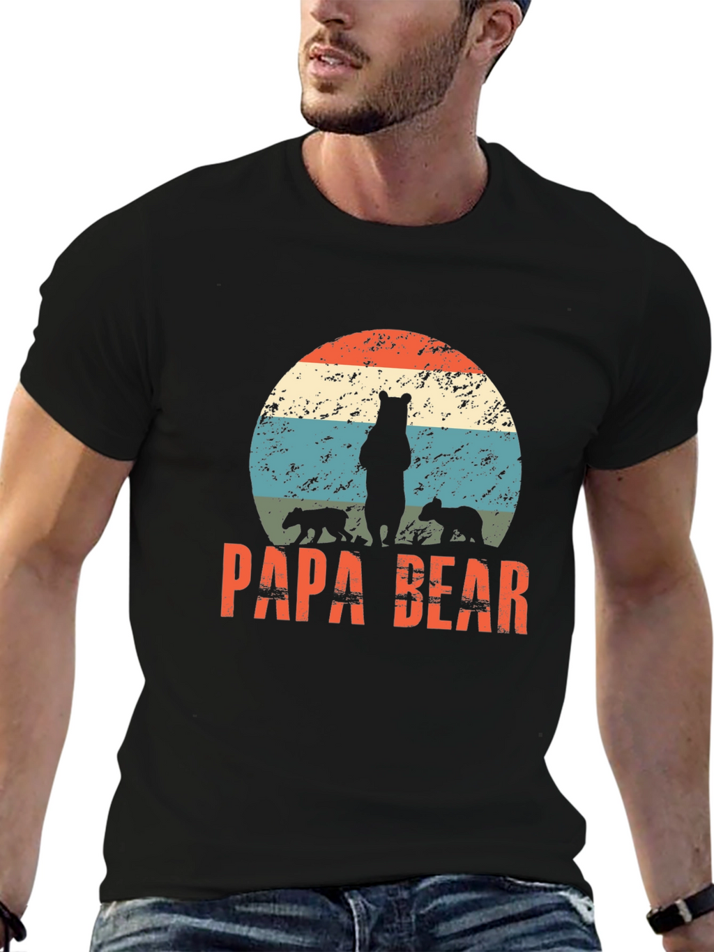 Papa Bear Graphic T-Shirt