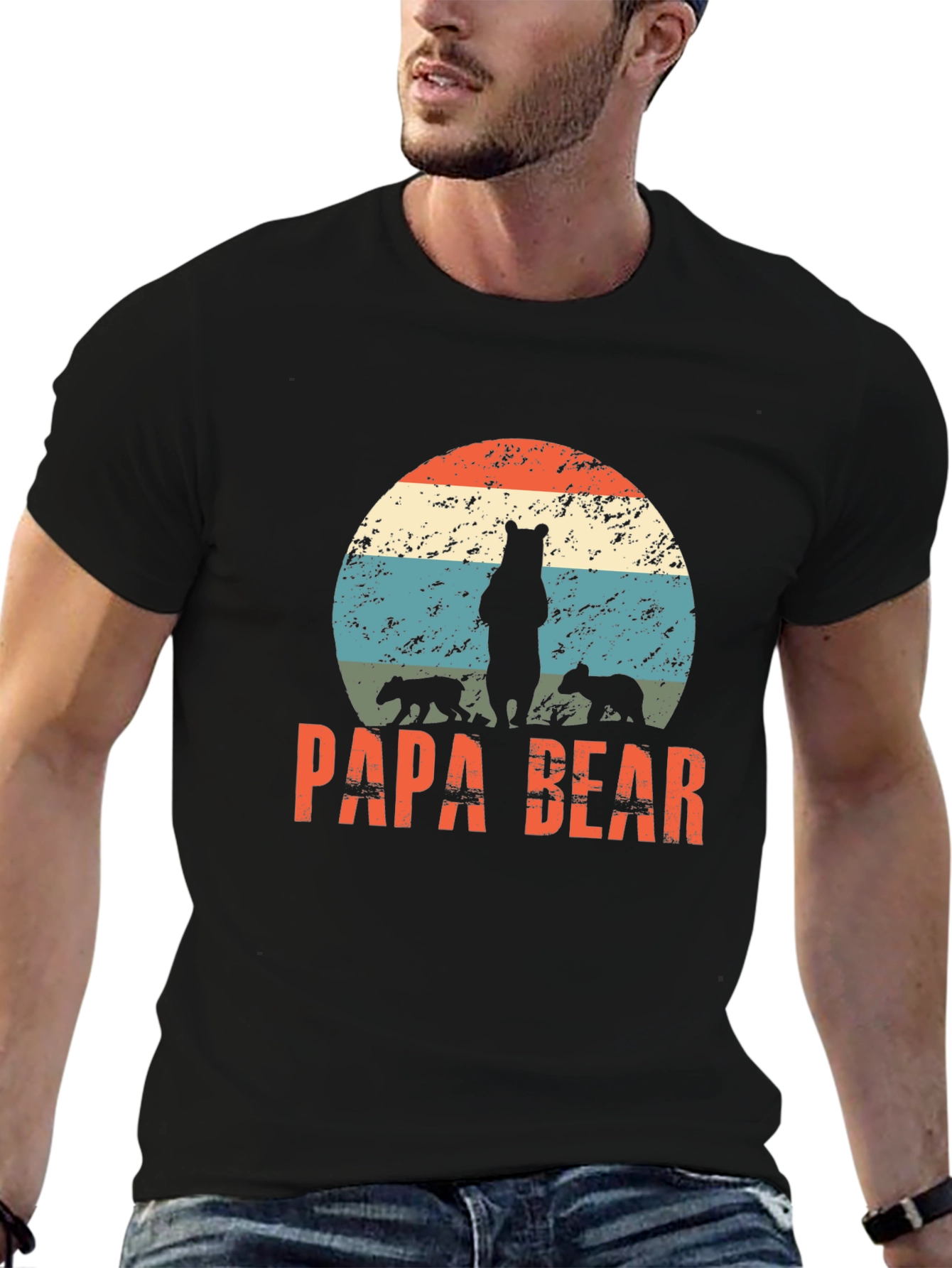 Papa Bear Graphic T-Shirt