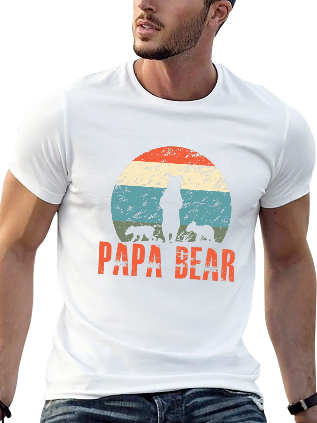 Papa Bear Graphic T-Shirt