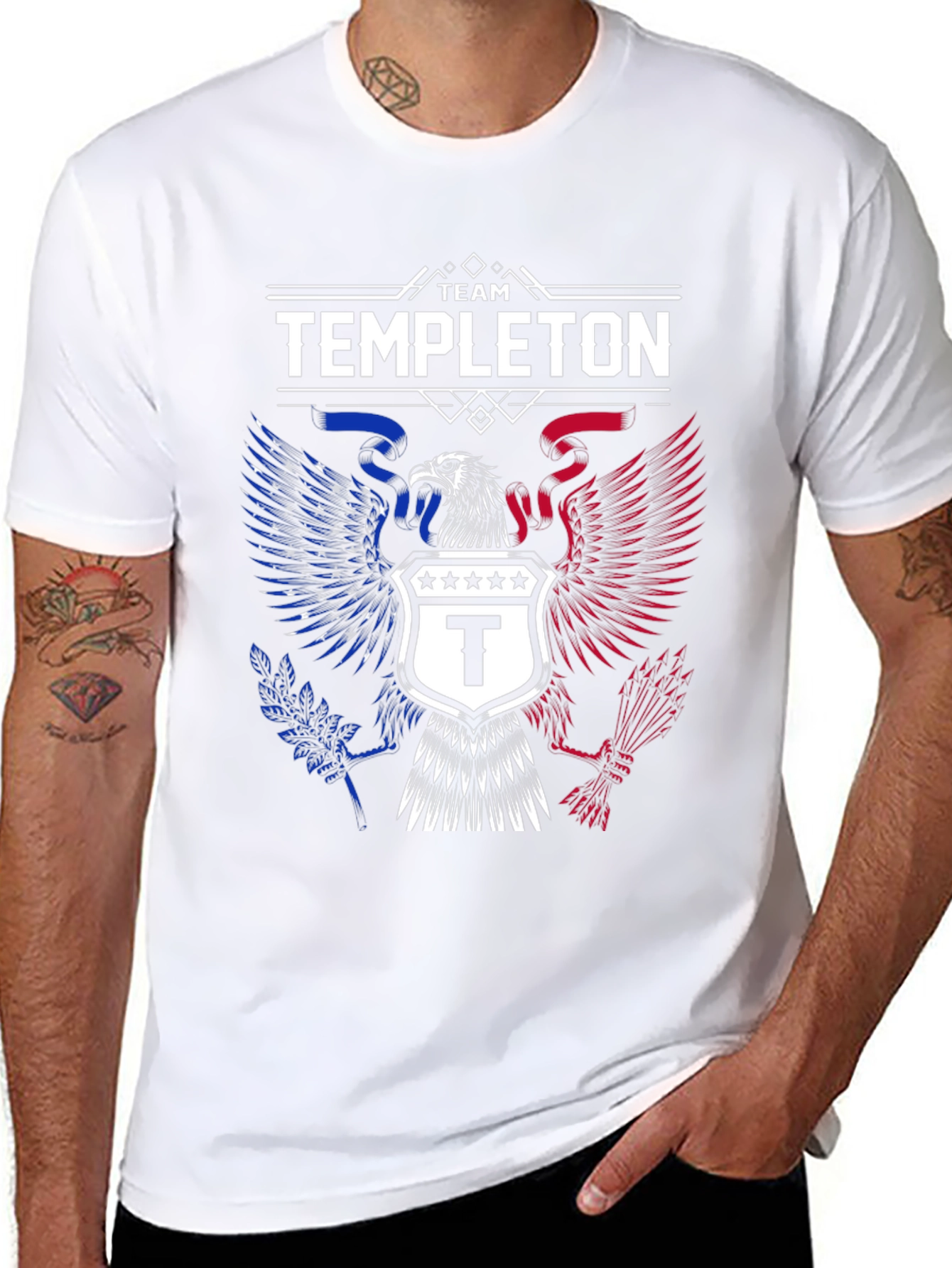 Team Templeton Patriotic Eagle Graphic T-Shirt