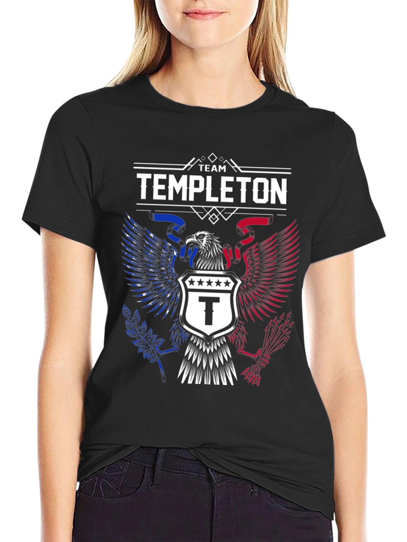Team Templeton Patriotic Eagle Graphic T-Shirt