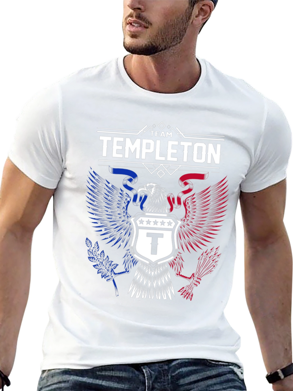 Team Templeton Patriotic Eagle Graphic T-Shirt