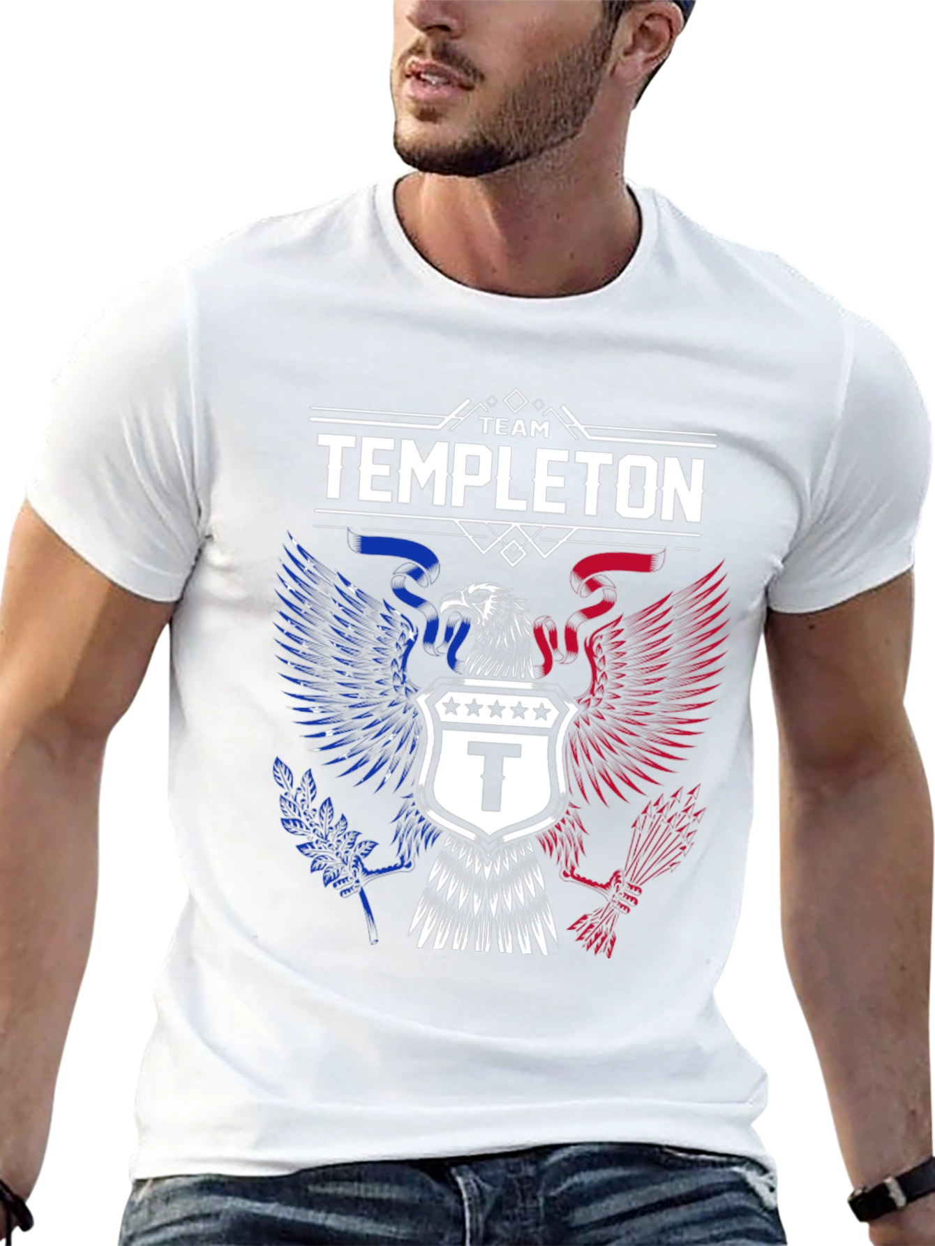 Team Templeton Patriotic Eagle Graphic T-Shirt