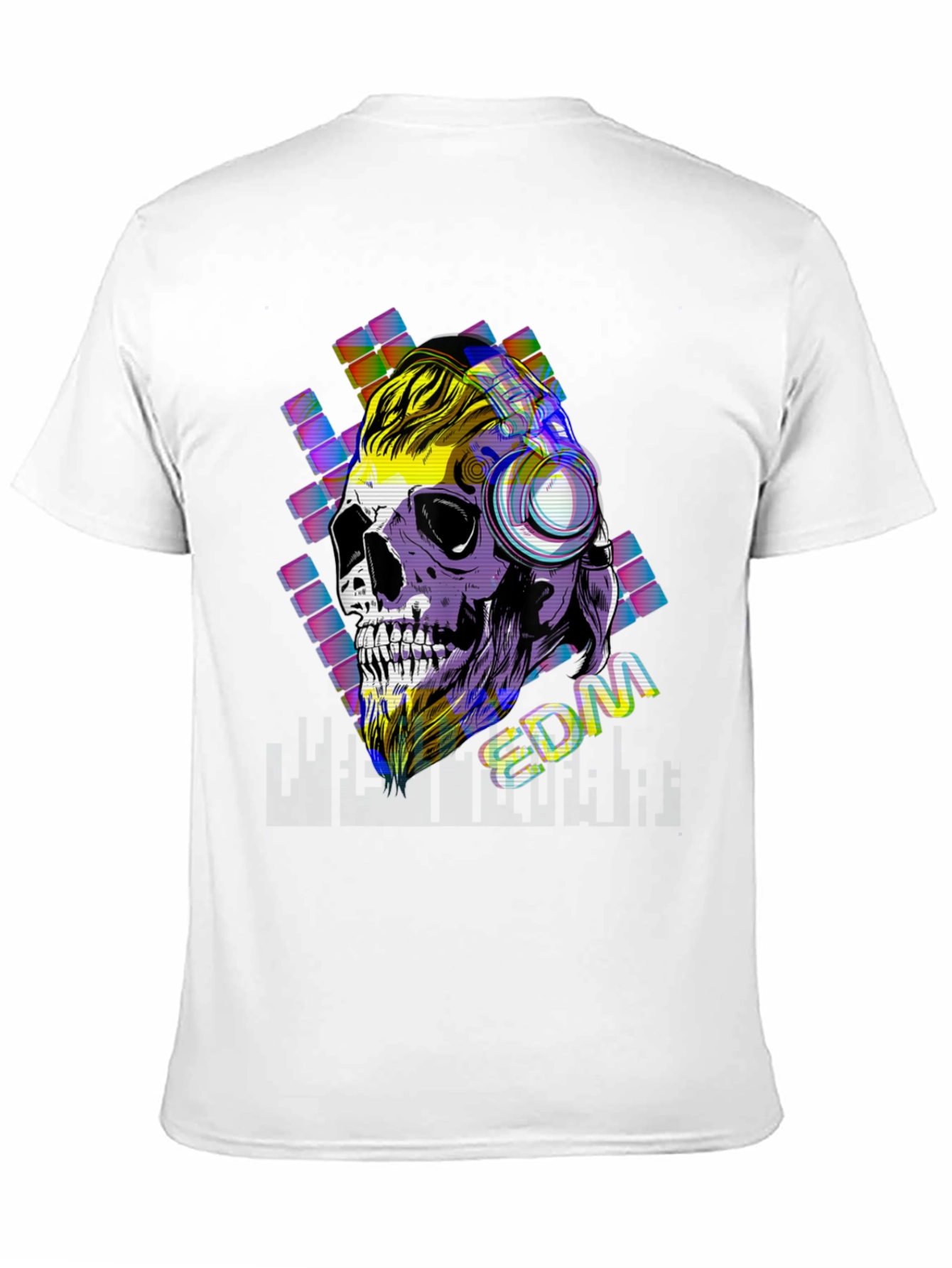 Skull EDM Graphic T-Shirt - Cool Music Lover Tee