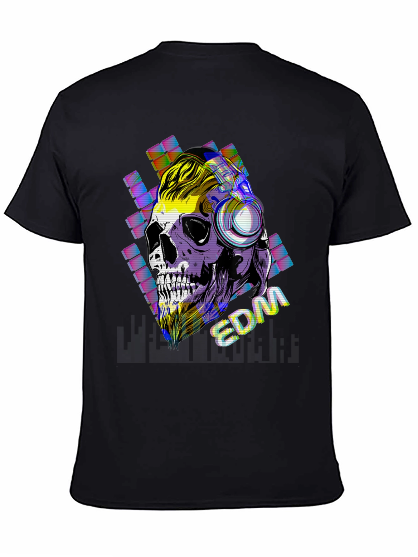 Skull EDM Graphic T-Shirt - Cool Music Lover Tee