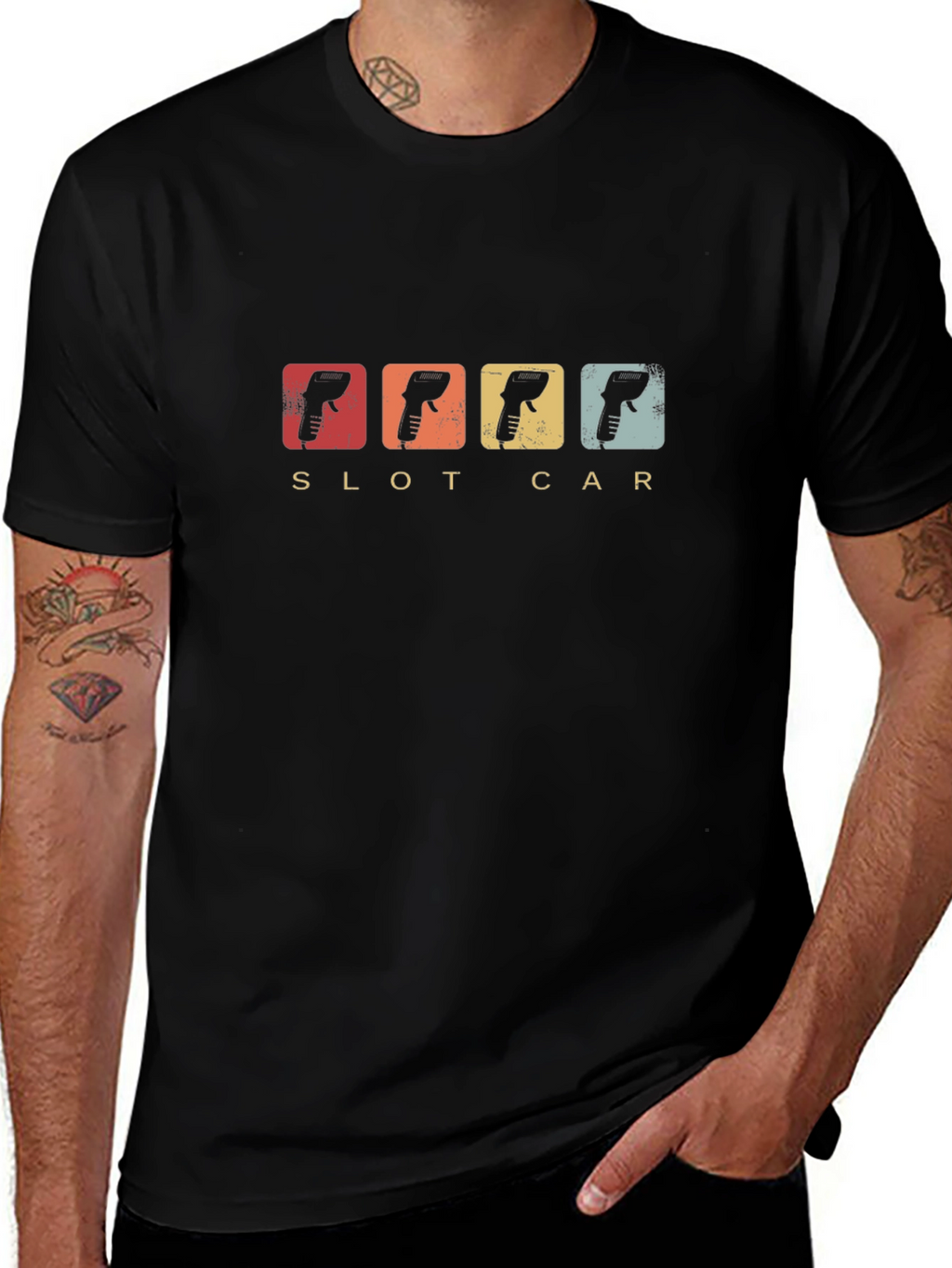 Retro Slot Car T-Shirt - Classic Racing Tee