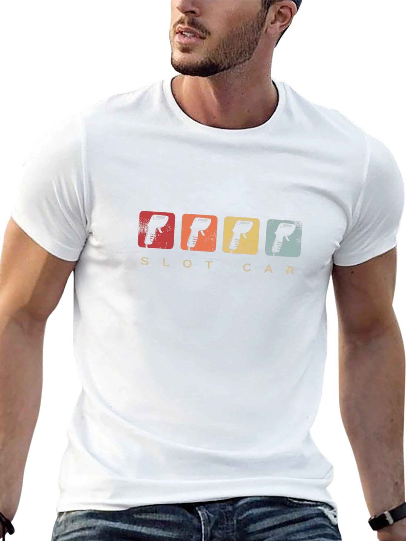 Retro Slot Car T-Shirt - Classic Racing Tee
