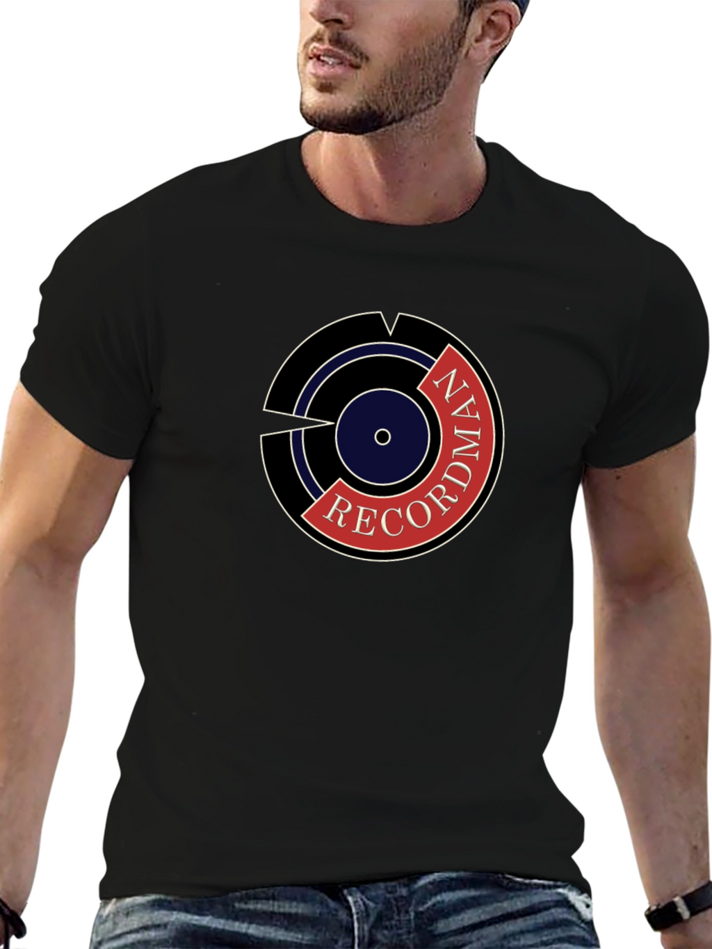 Newman Record Man Graphic T-Shirt