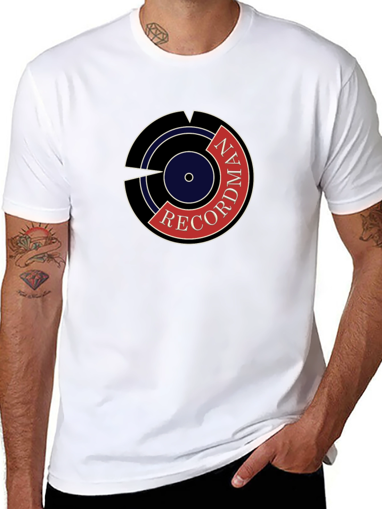 Newman Record Man Graphic T-Shirt