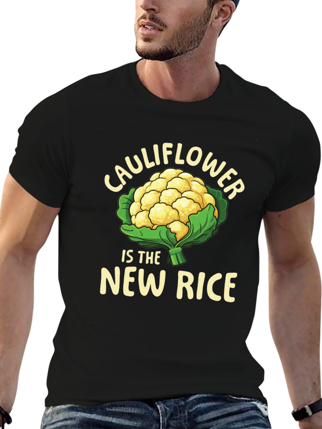 Cauliflower is the New Rice Graphic T-Shirt
