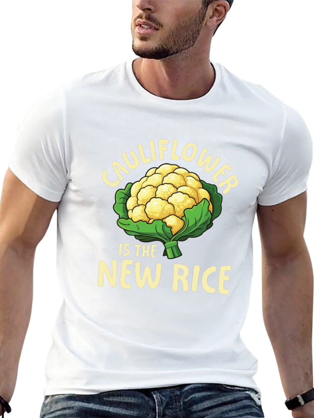 Cauliflower is the New Rice Graphic T-Shirt
