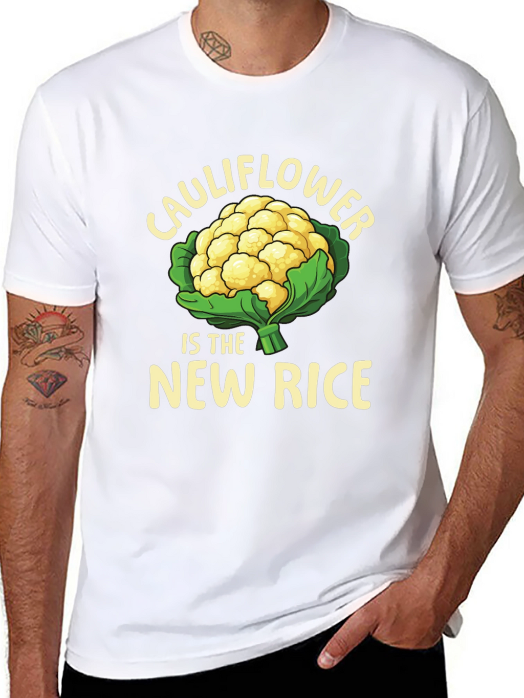 Cauliflower is the New Rice Graphic T-Shirt