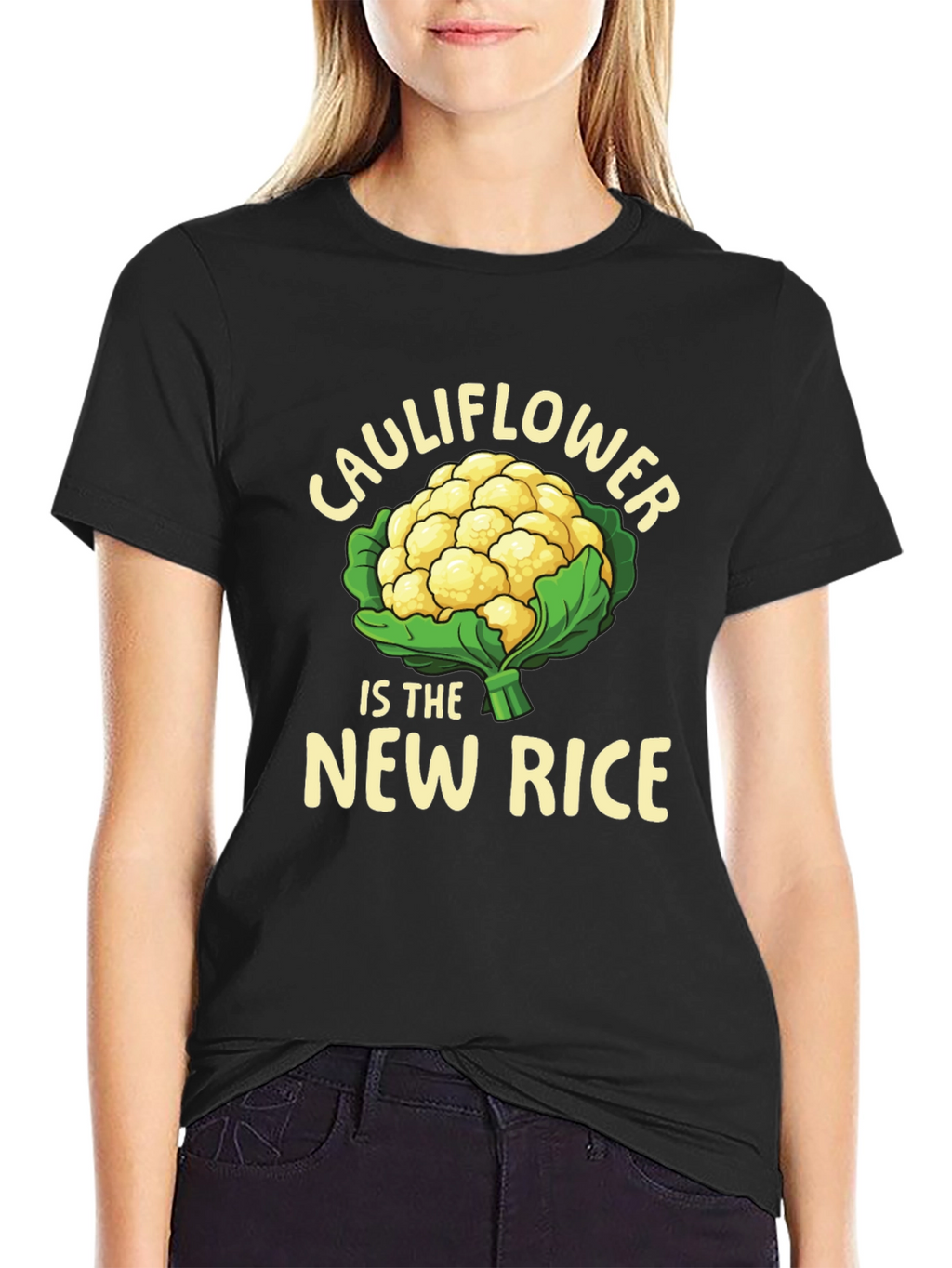 Cauliflower is the New Rice Graphic T-Shirt