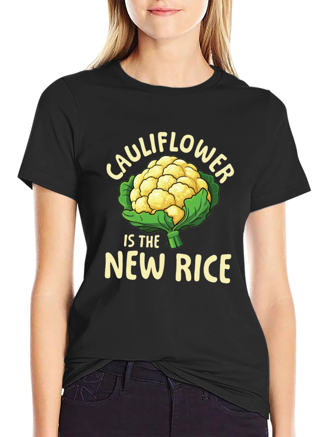 Cauliflower is the New Rice Graphic T-Shirt