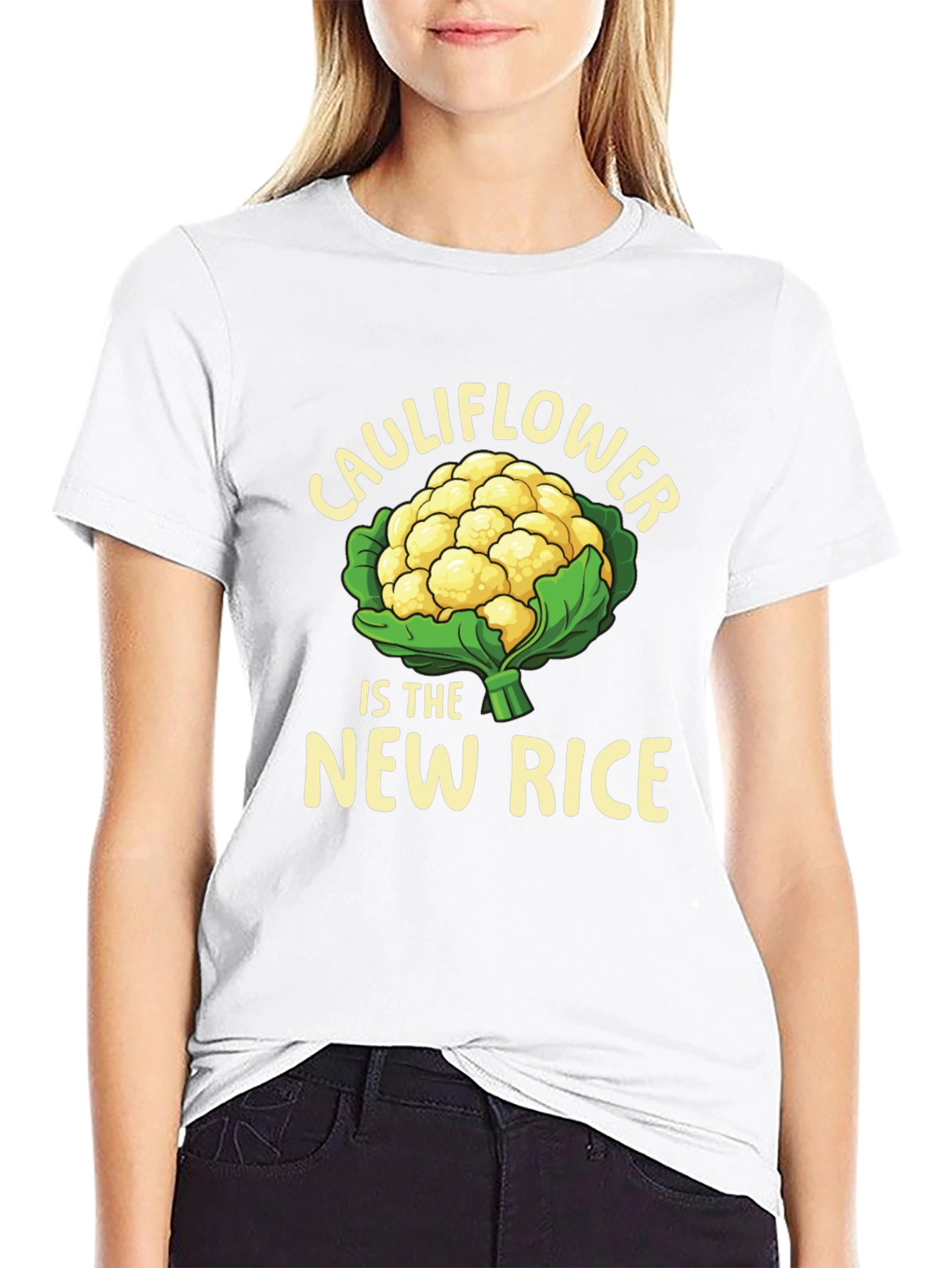 Cauliflower is the New Rice Graphic T-Shirt