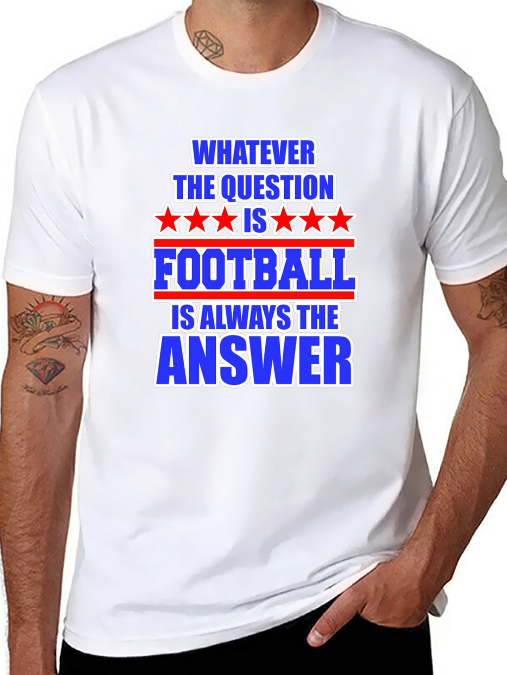Football Answer T-Shirt - Always The Right Choice!