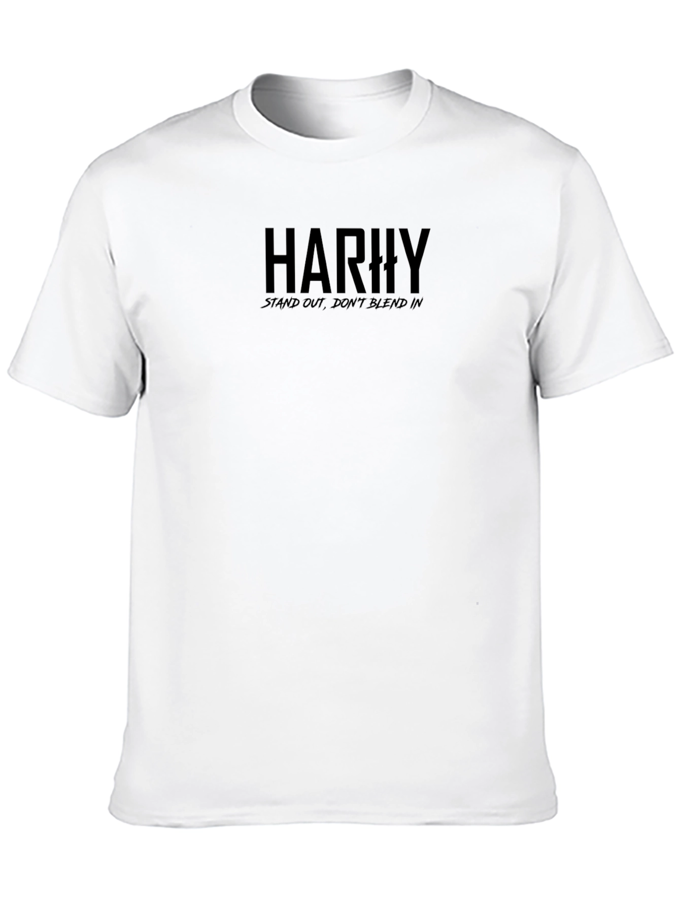 Stand Out Black Graphic Tee