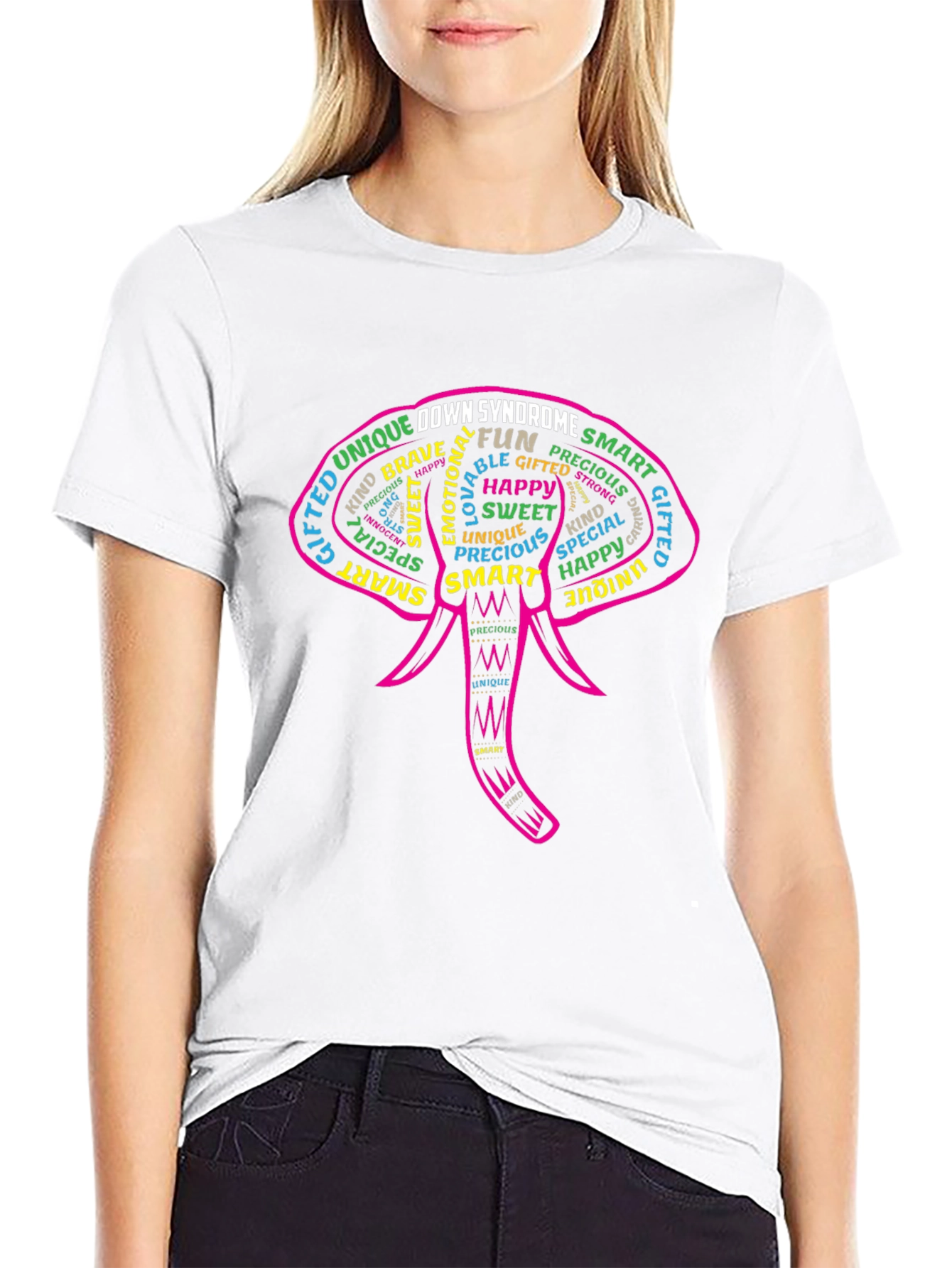 Down Syndrome Awareness Elephant T-Shirt