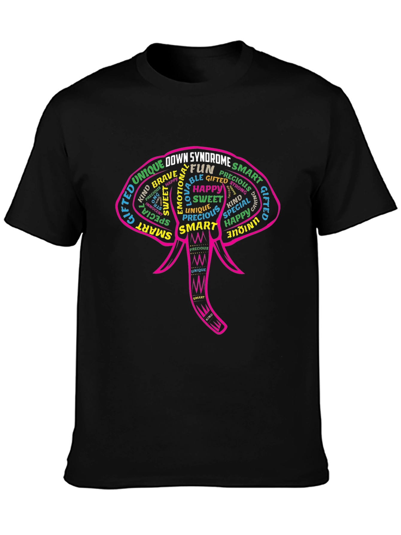 Down Syndrome Awareness Elephant T-Shirt