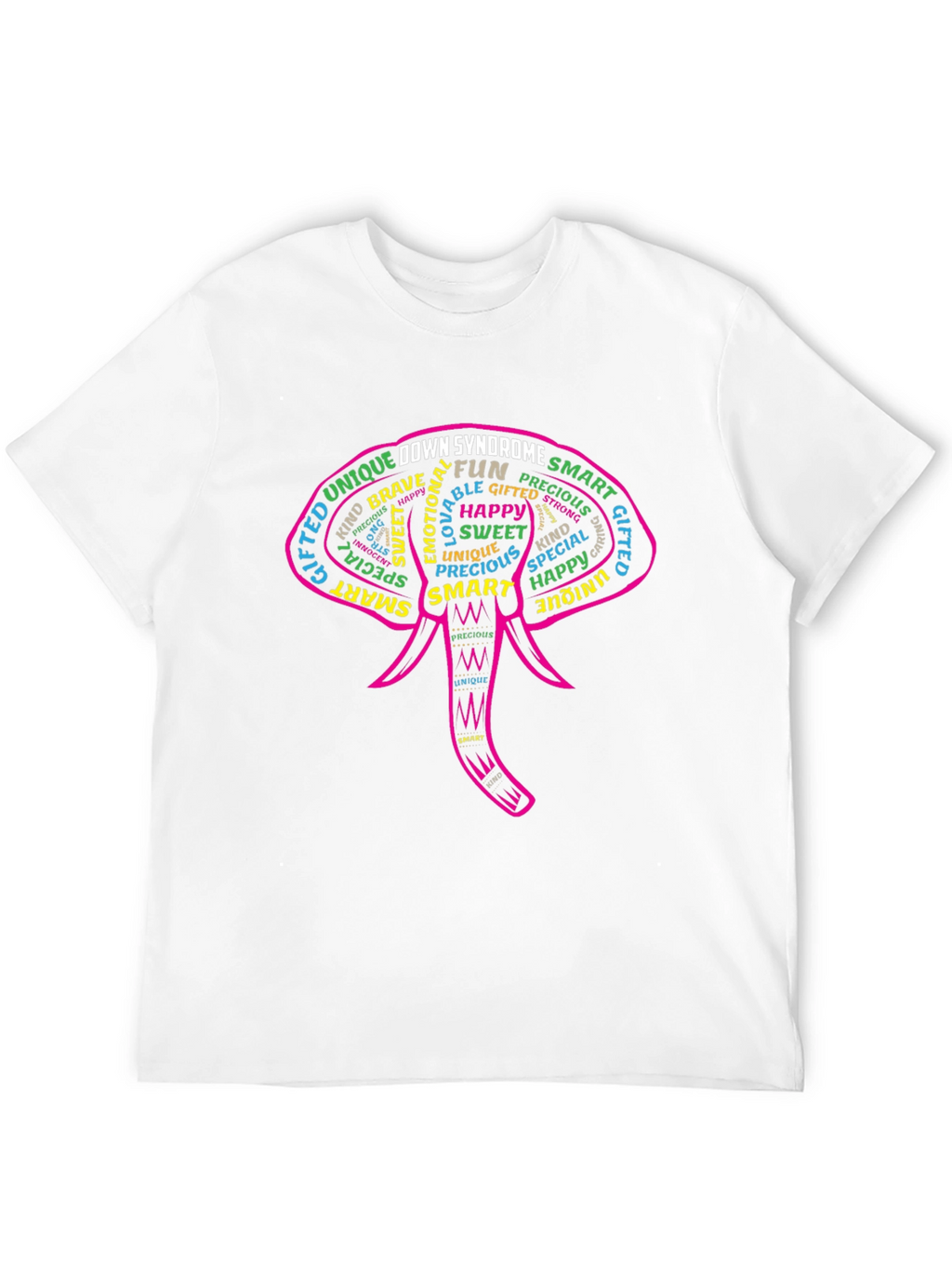 Down Syndrome Awareness Elephant T-Shirt