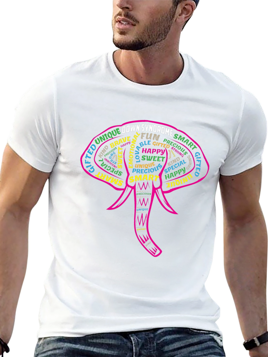 Down Syndrome Awareness Elephant T-Shirt