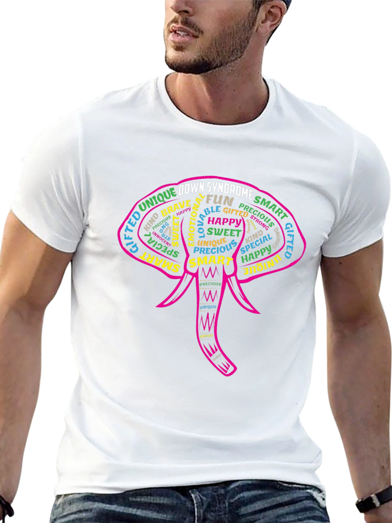 Down Syndrome Awareness Elephant T-Shirt