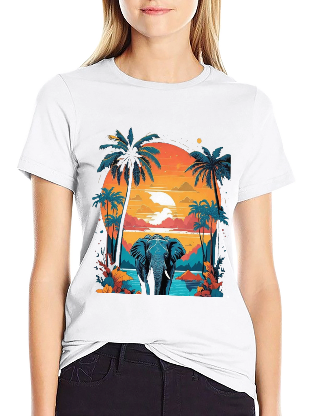 Tropical Elephant T-Shirt