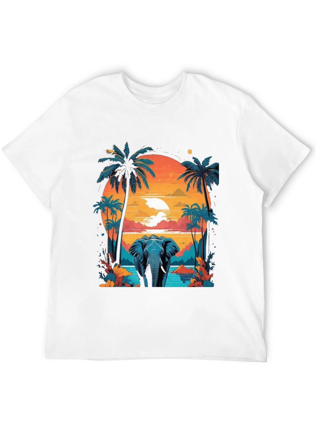 Tropical Elephant T-Shirt