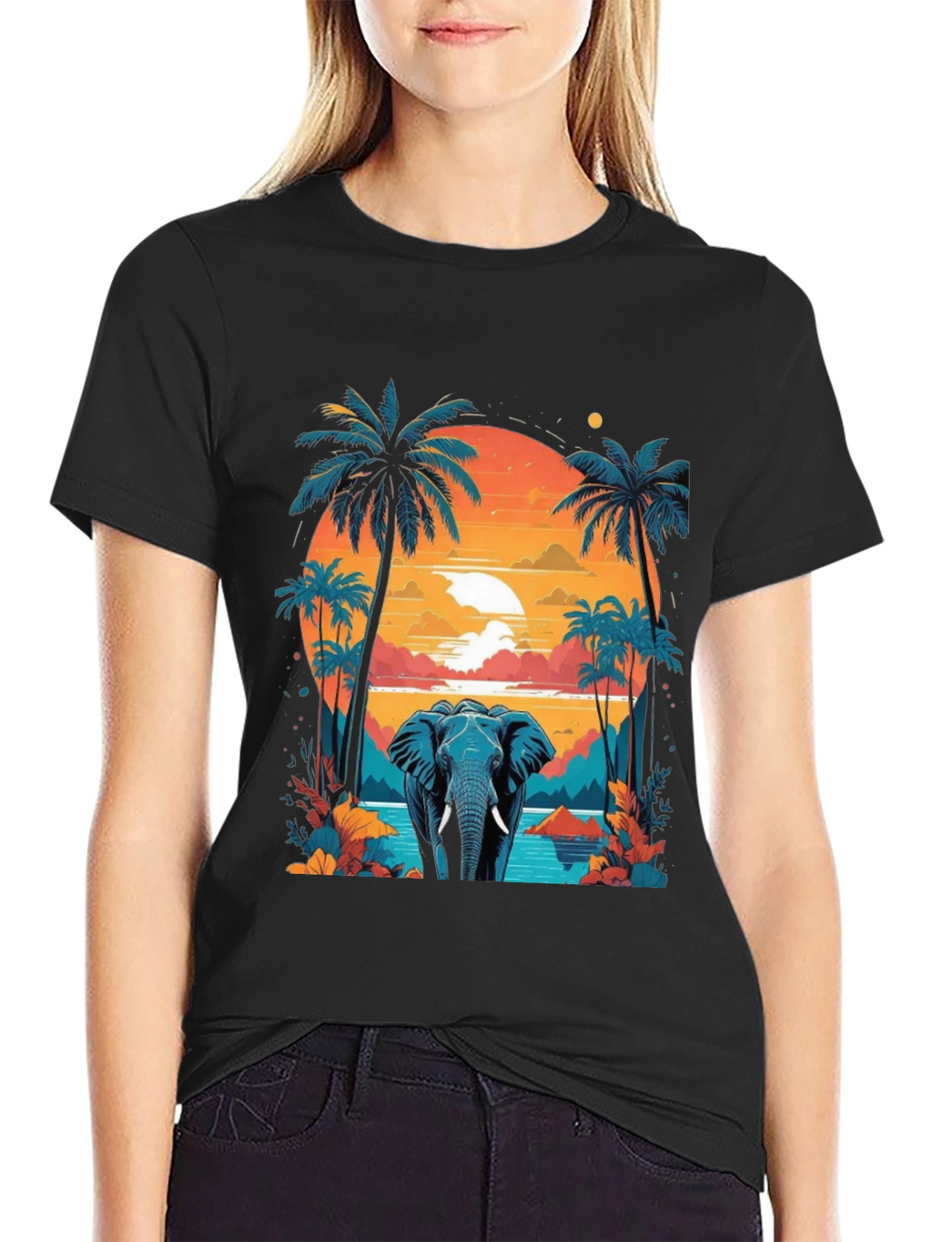 Tropical Elephant T-Shirt