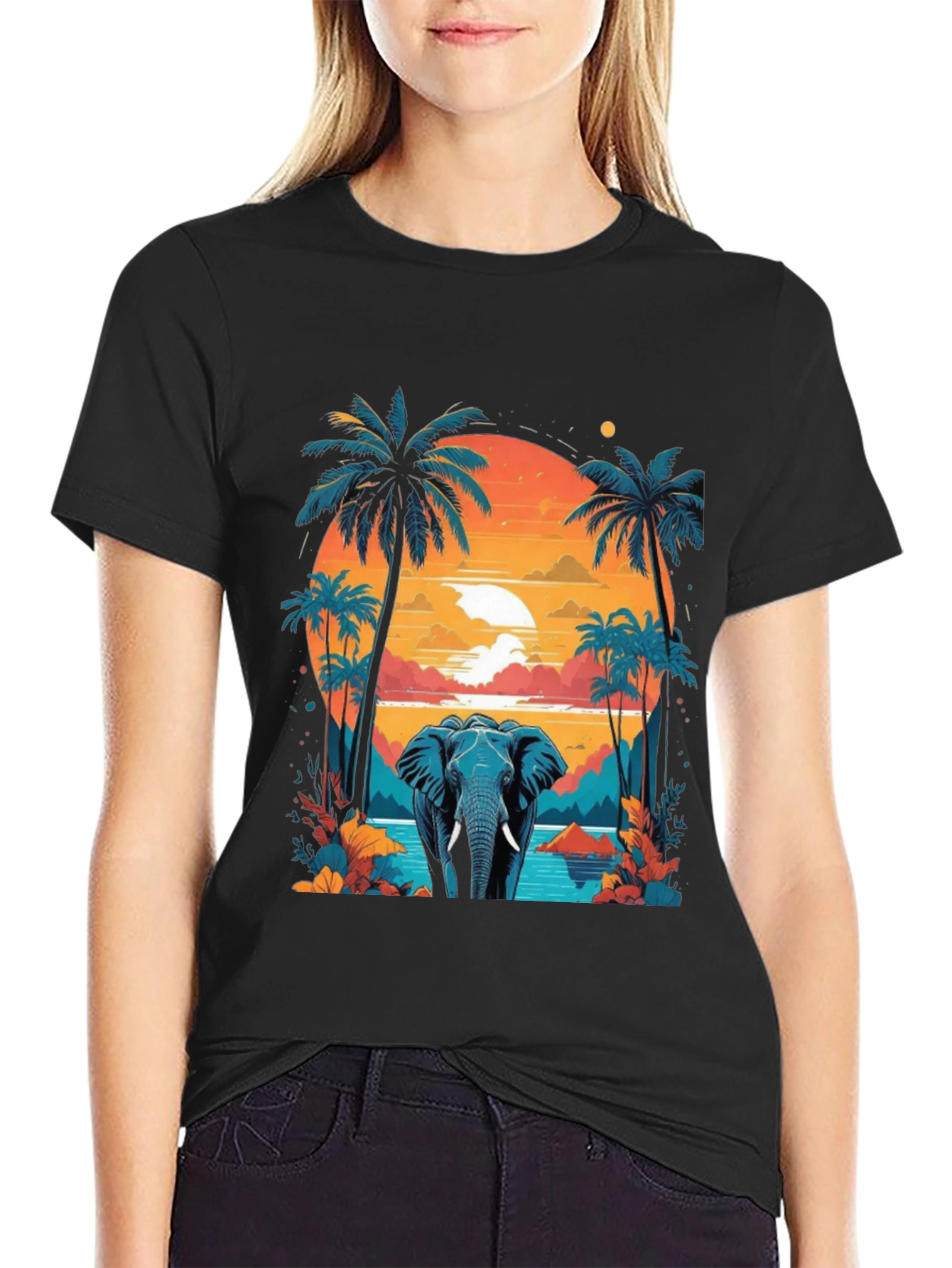 Tropical Elephant T-Shirt