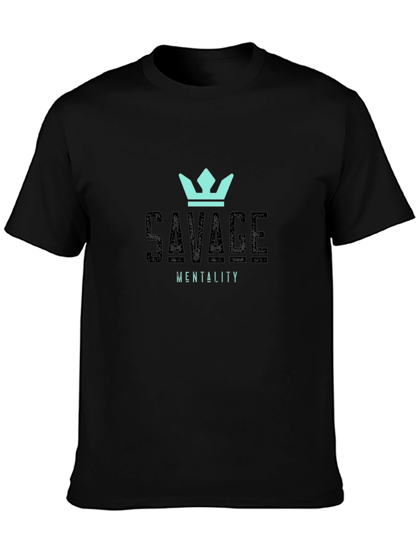 Savage Mentality Graphic T-Shirt - Black