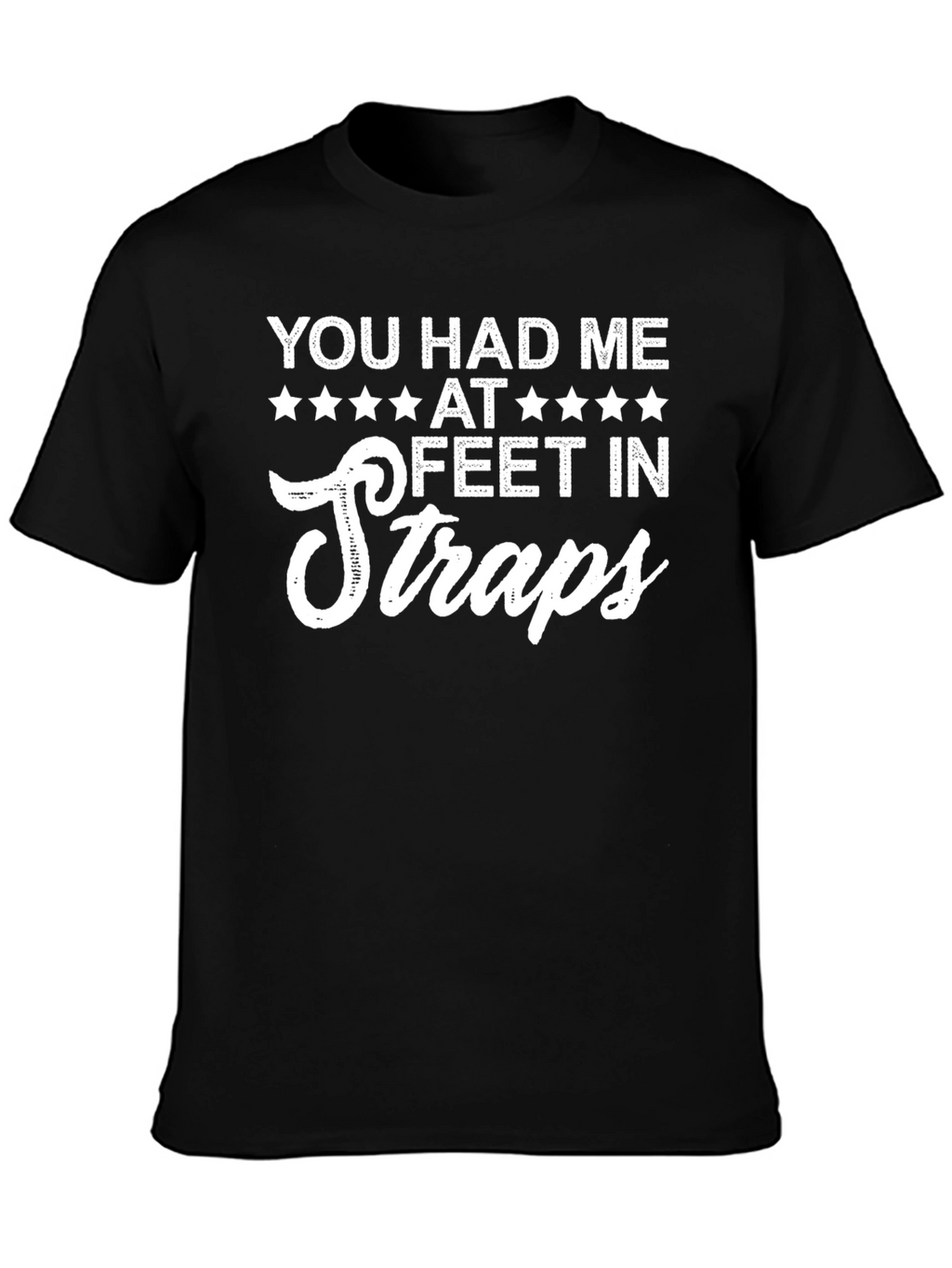 Funny Feet in Straps Graphic Tee