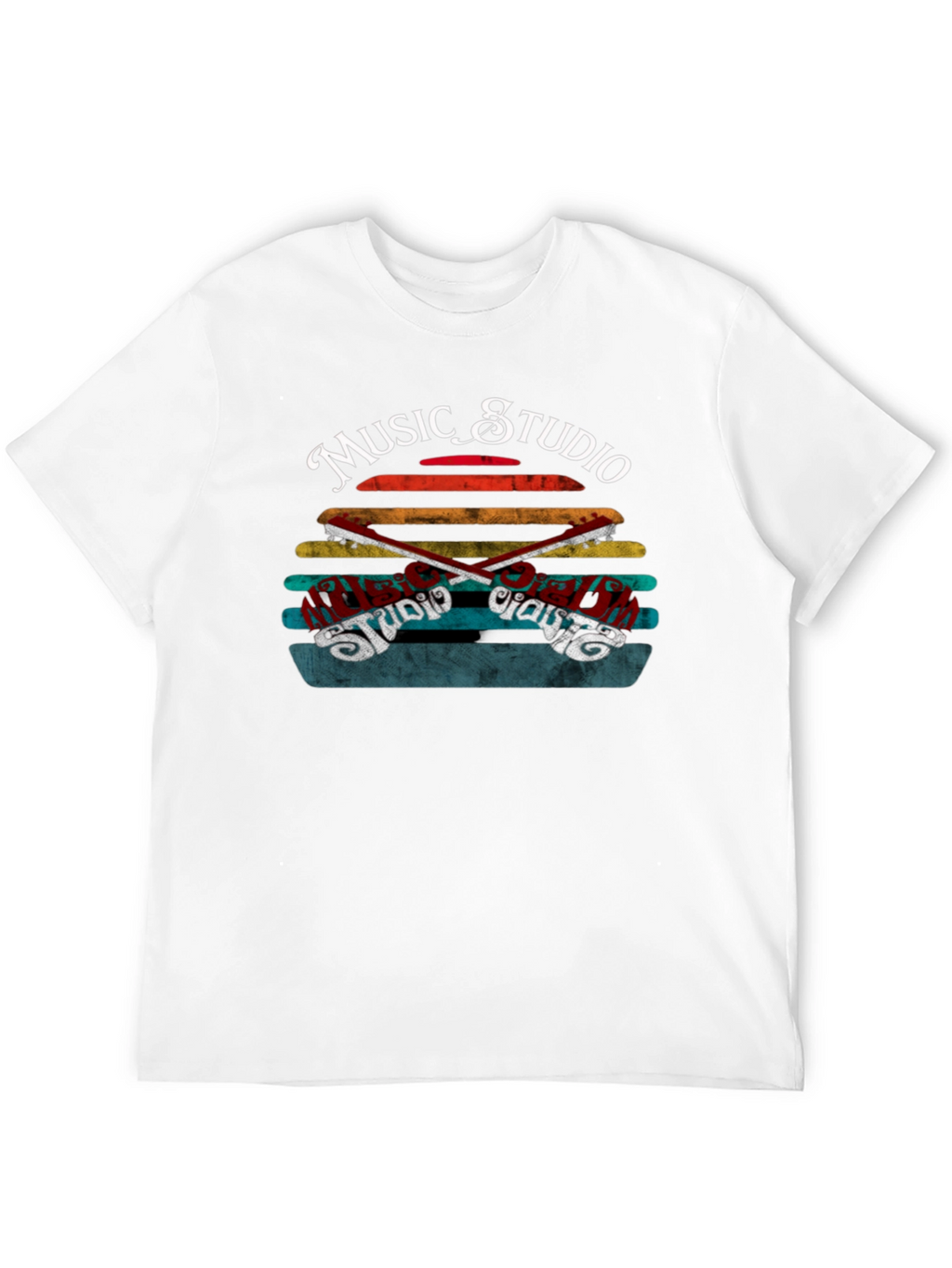 Music Studio Retro Style T-Shirt