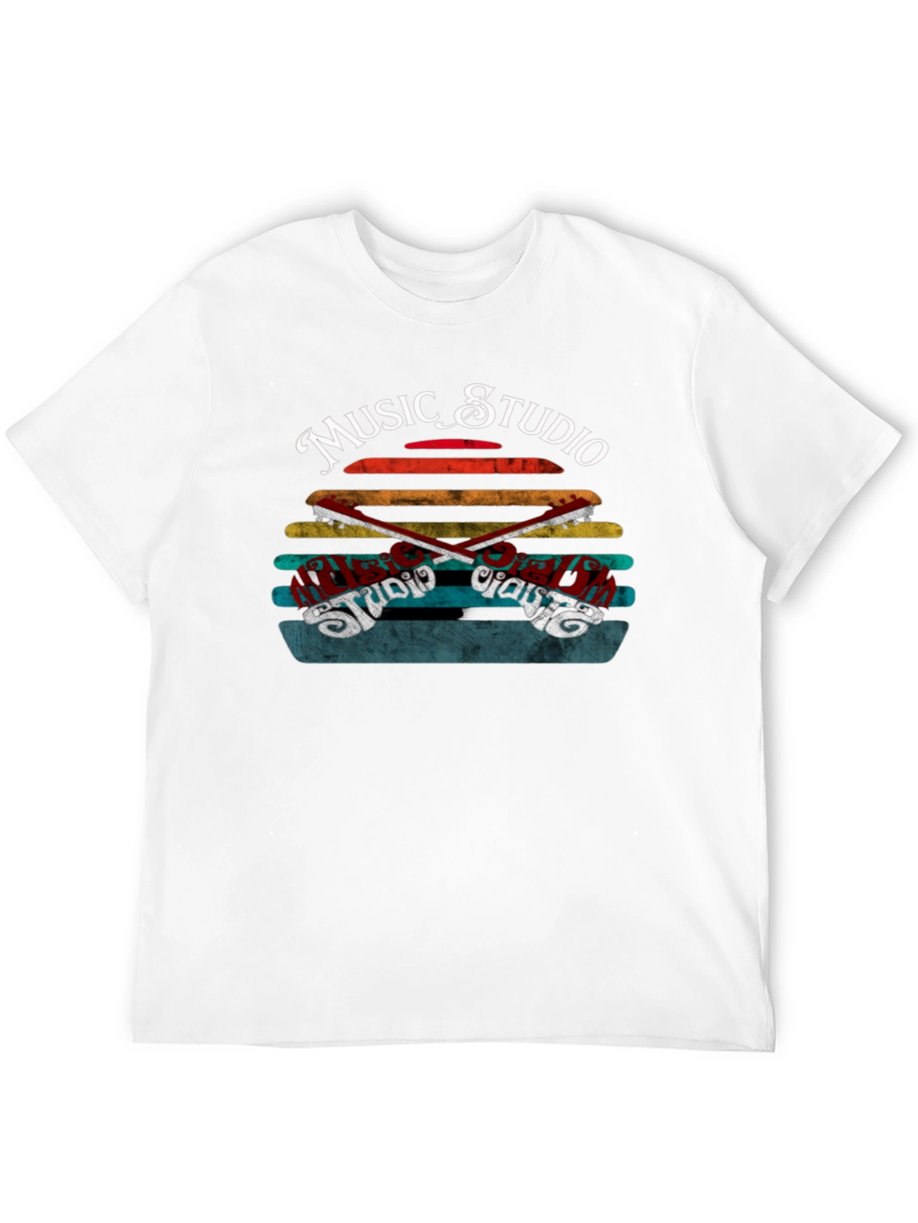 Music Studio Retro Style T-Shirt