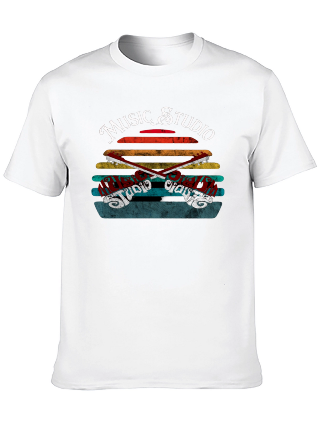Music Studio Retro Style T-Shirt