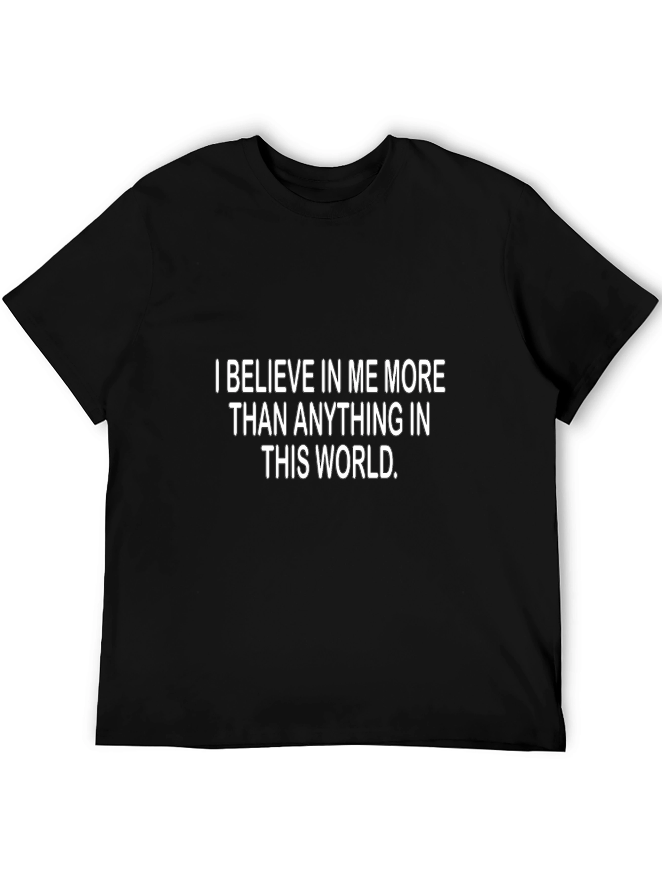 Believe In Myself Graphic T-Shirt - Black