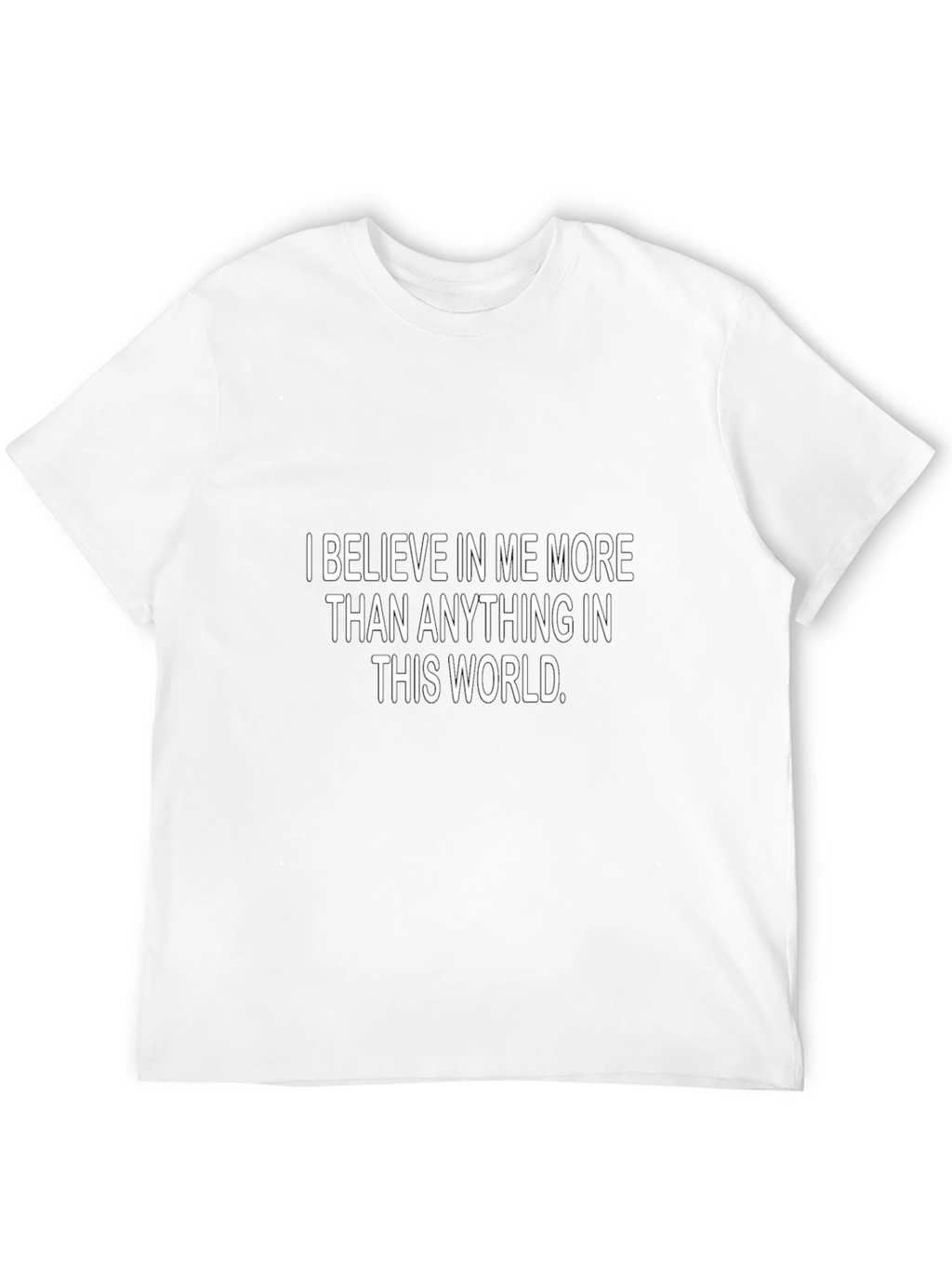 Believe In Myself Graphic T-Shirt - Black