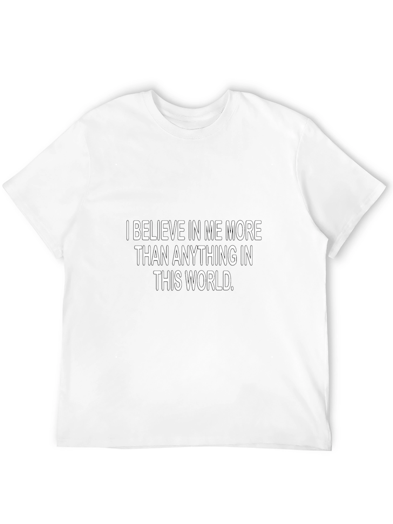 Believe In Myself Graphic T-Shirt - Black