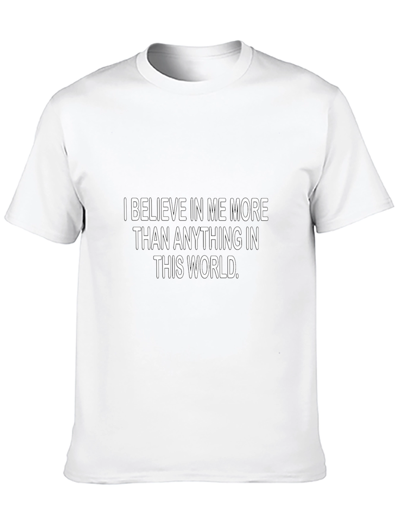 Believe In Myself Graphic T-Shirt - Black