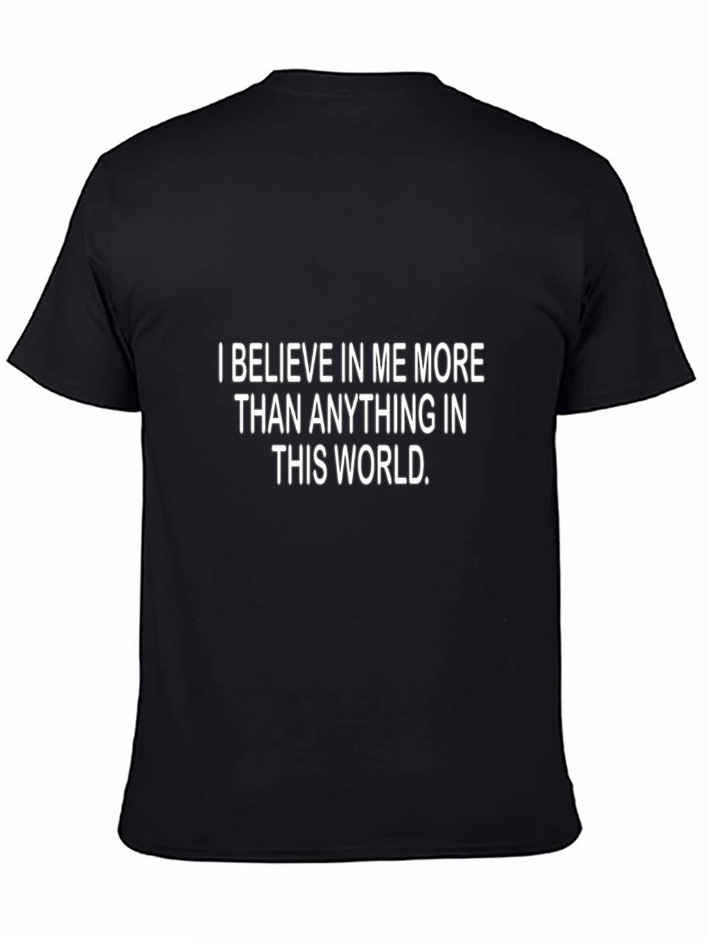 Believe In Myself Graphic T-Shirt - Black