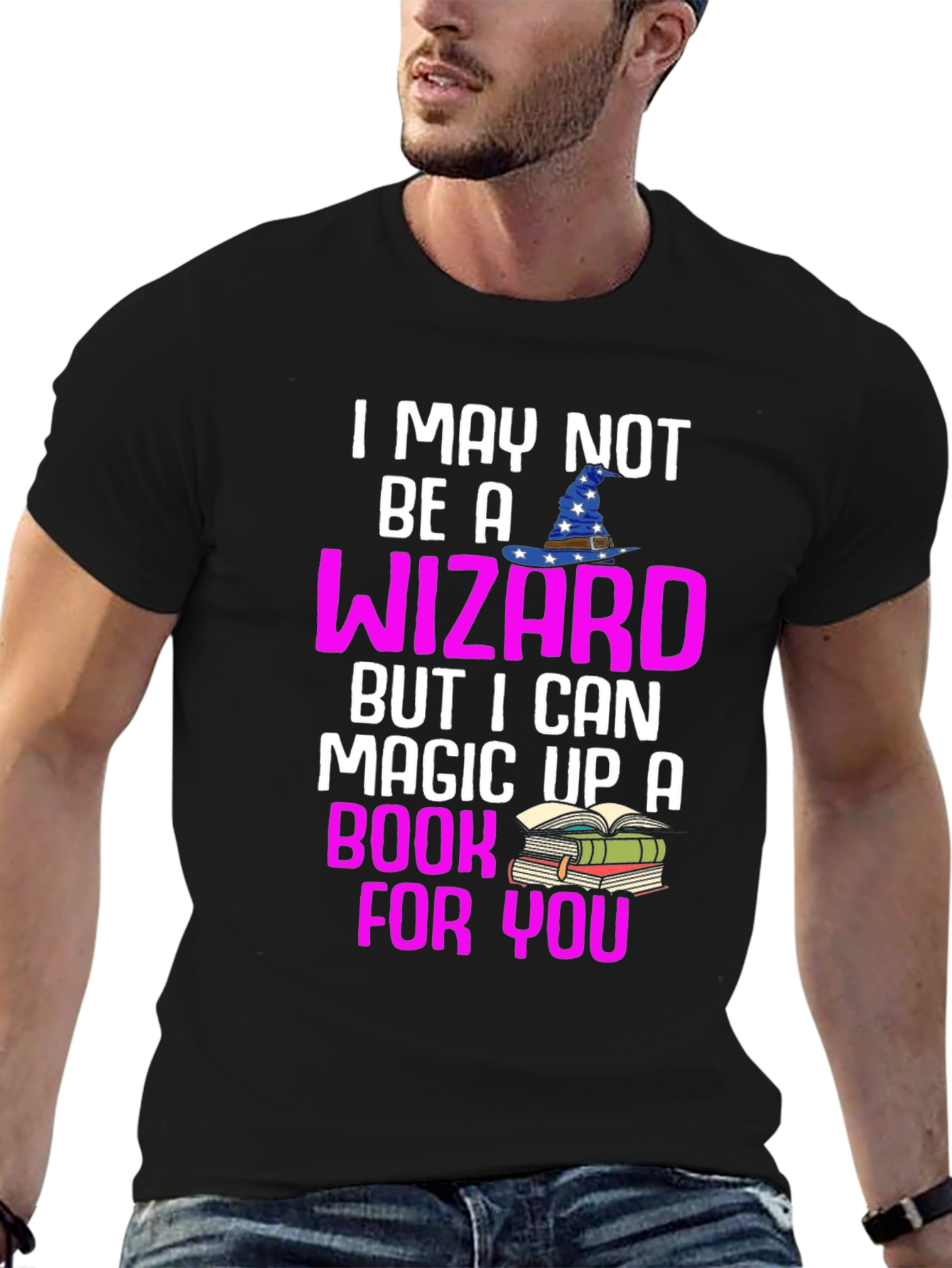 Wizard Book Lover T-Shirt