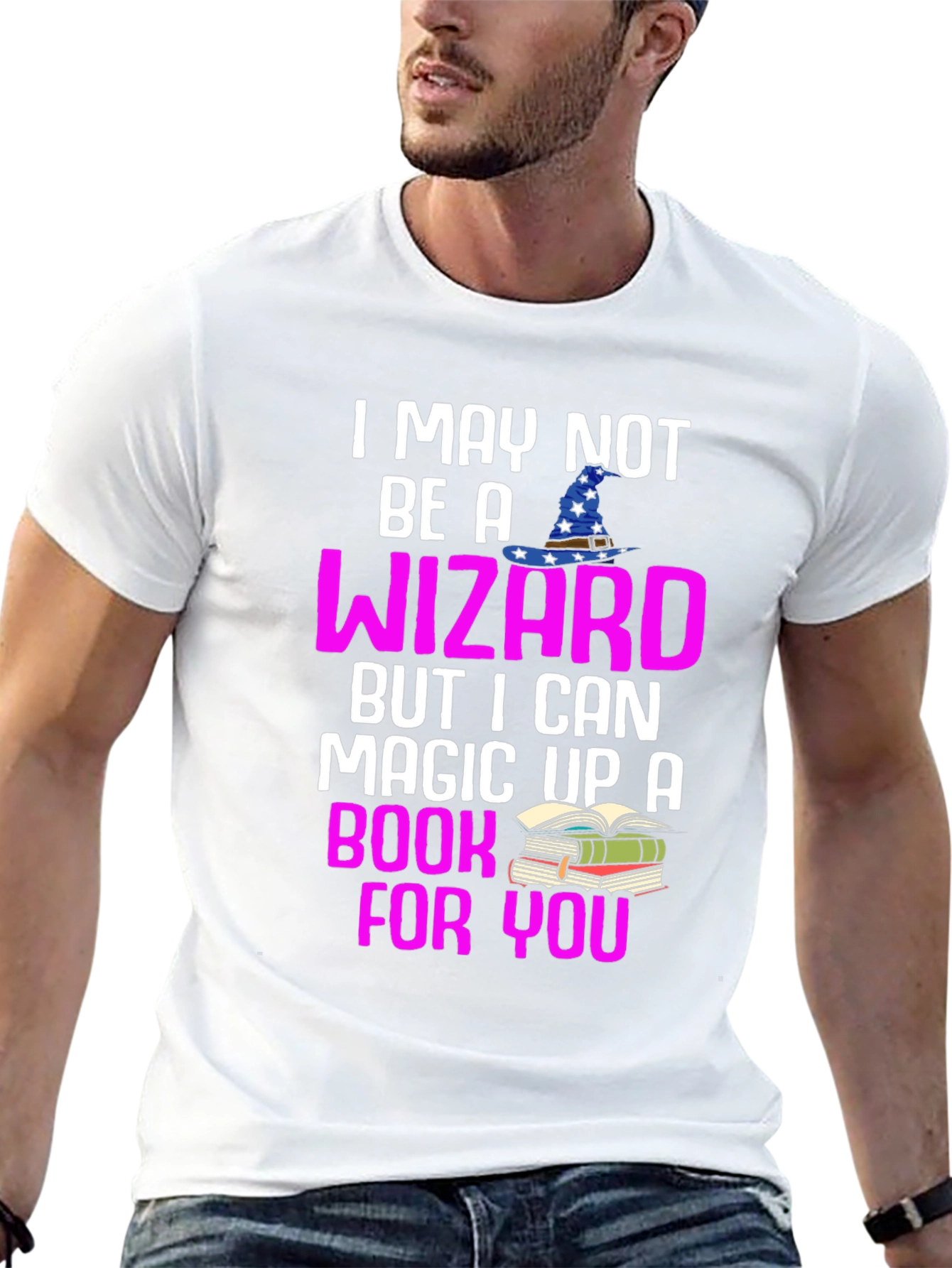 Wizard Book Lover T-Shirt