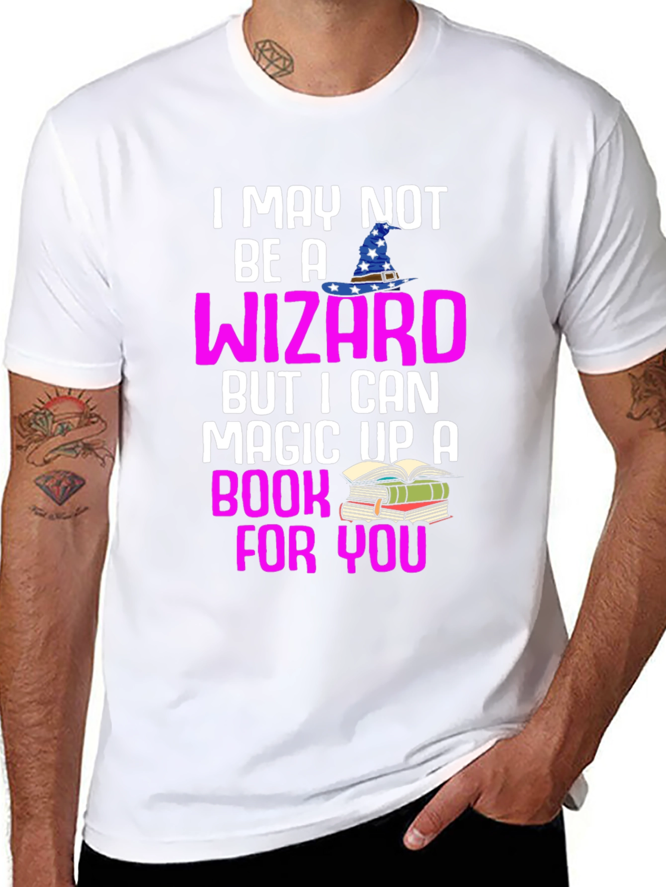 Wizard Book Lover T-Shirt
