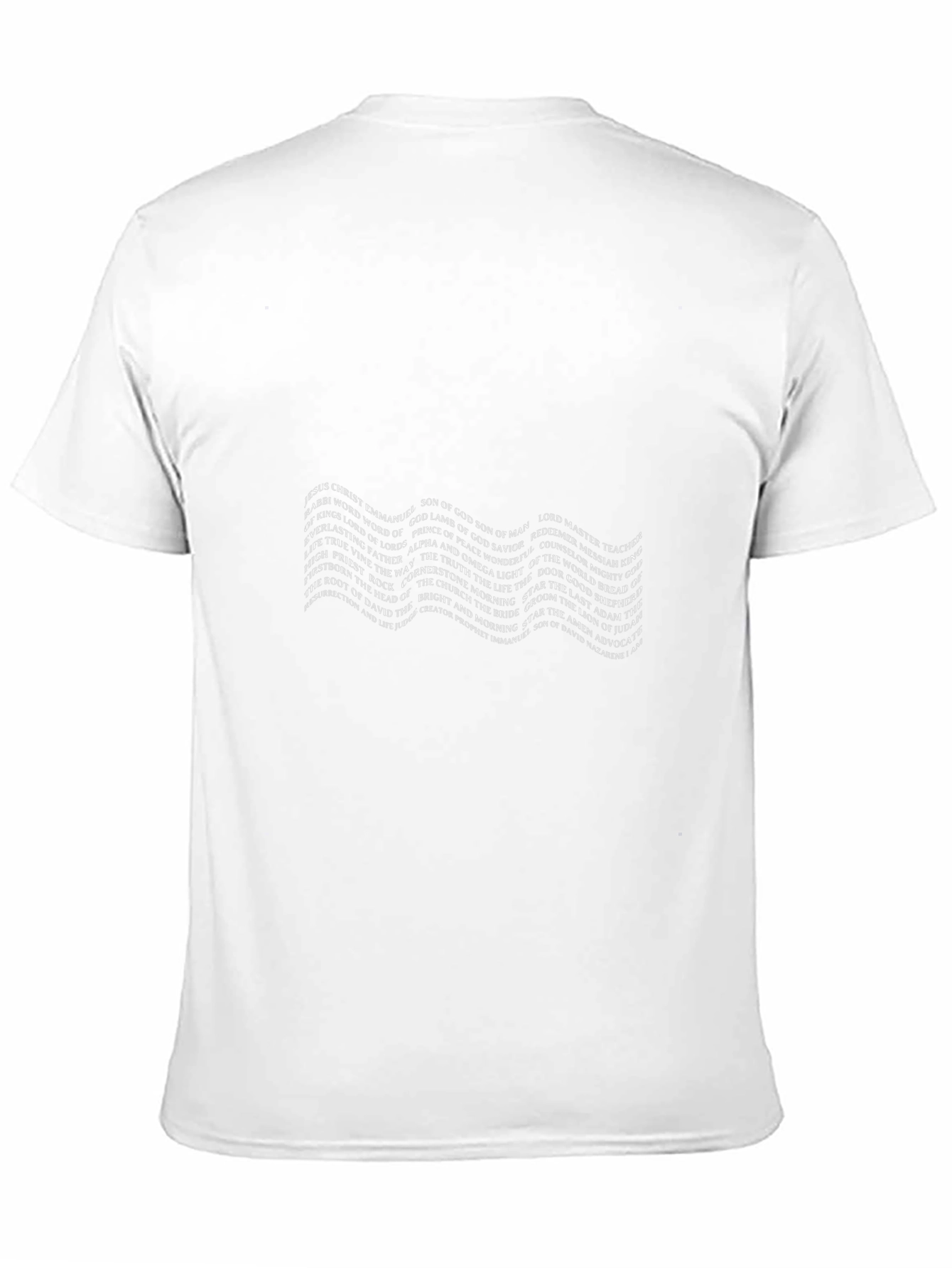 Wavy Text Graphic Black Tee - Stylish and Unique