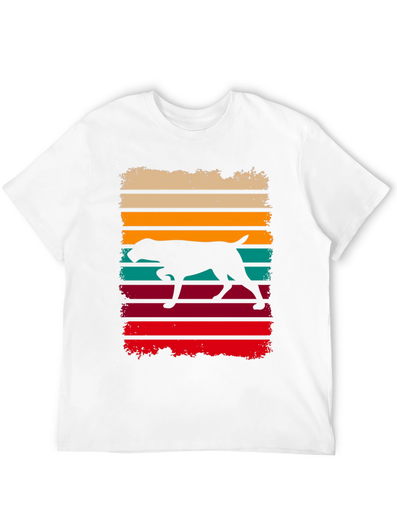 Retro Dog Silhouette Graphic Tee