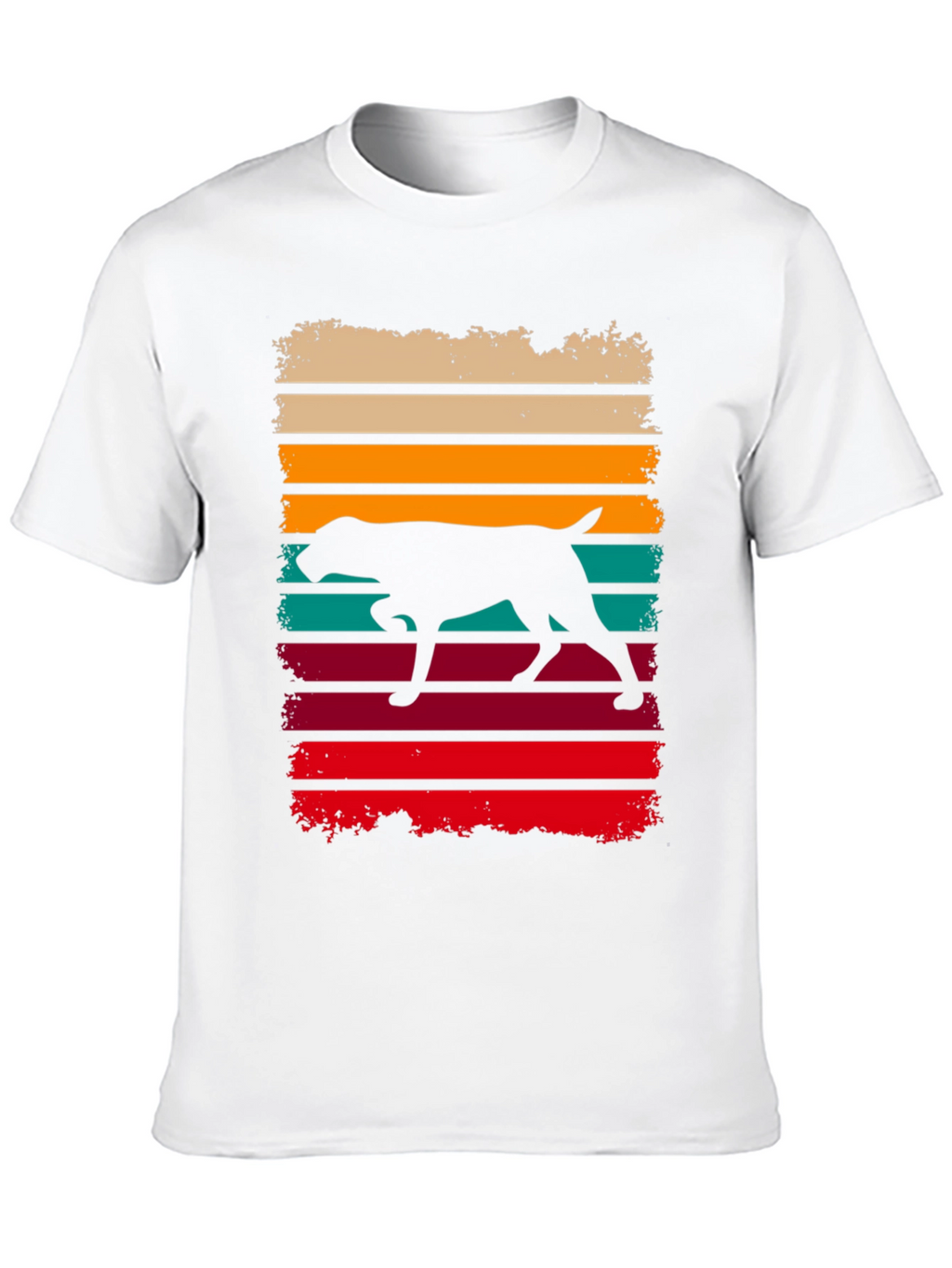 Retro Dog Silhouette Graphic Tee