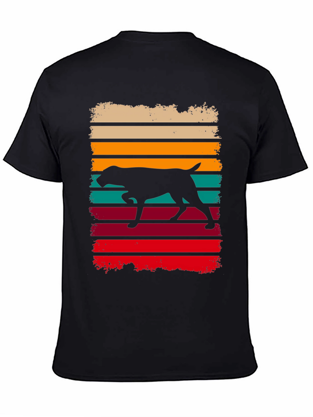 Retro Dog Silhouette Graphic Tee