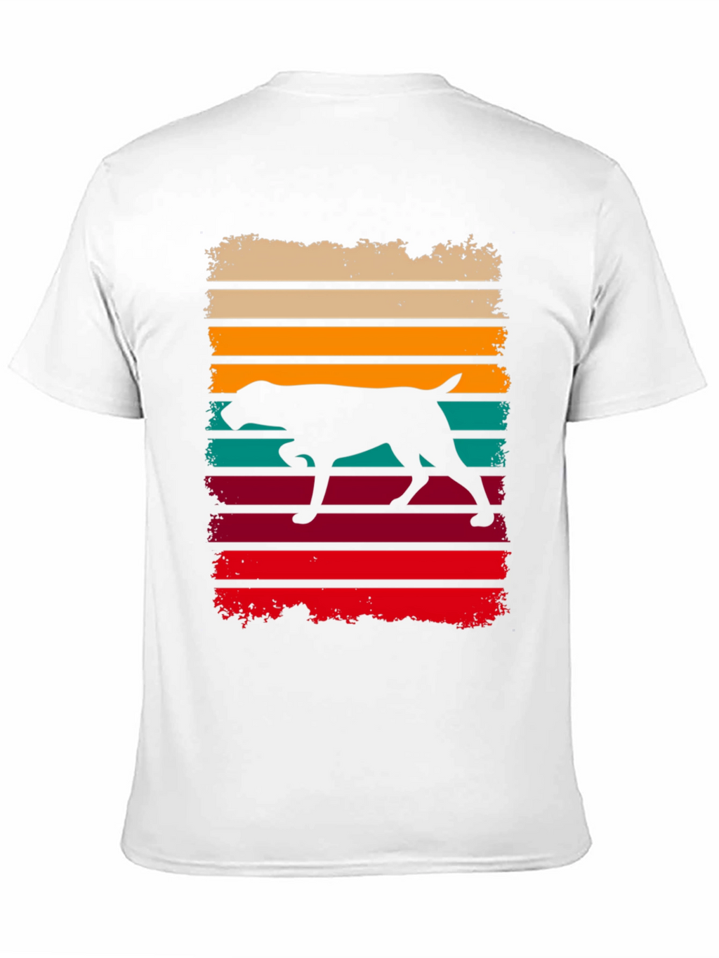 Retro Dog Silhouette Graphic Tee